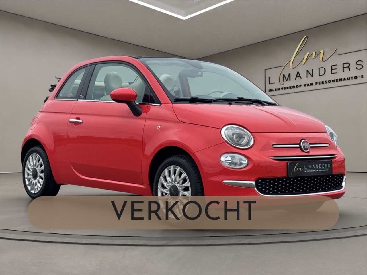 Fiat 500 C - 1.2 Lounge 2018 KORAAL | Cabriolet | Climate Control - AutoWereld.nl