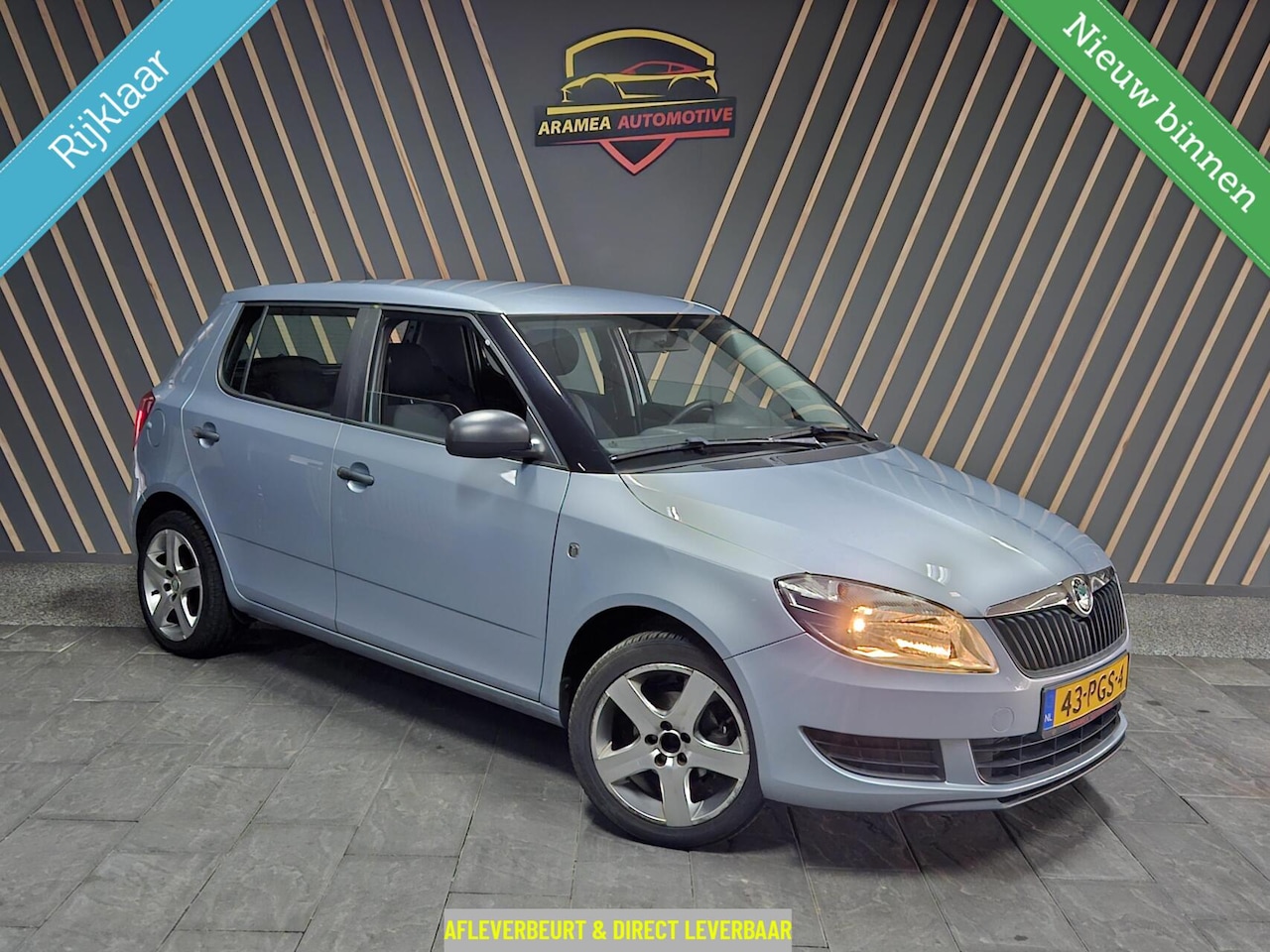 Skoda Fabia - 1.2 Comfort 2011 Licht blauw |Airco - AutoWereld.nl