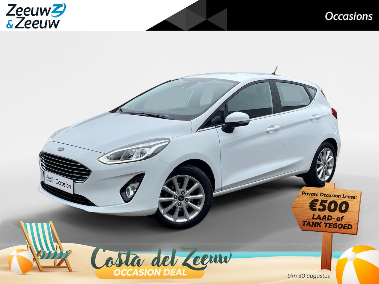 Ford Fiesta - 1.0 EcoBoost Titanium | 1e Eigenaar | NL-Auto | Apple Carplay / Android Auto | Climate Con - AutoWereld.nl