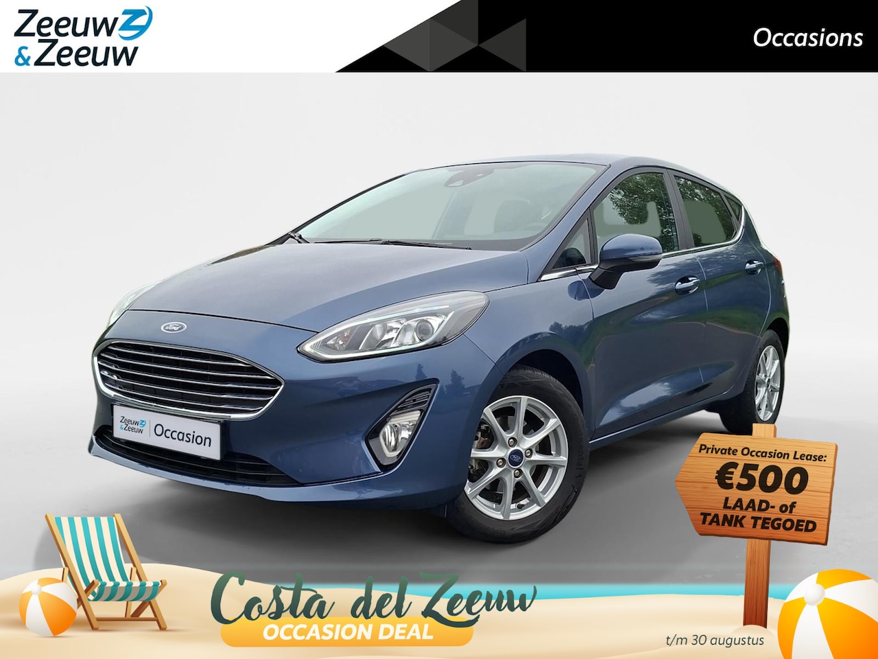 Ford Fiesta - 1.0 EcoBoost Titanium | 1e Eigenaar | NL-Auto | Winterpack | Climate Control | Parkeersens - AutoWereld.nl