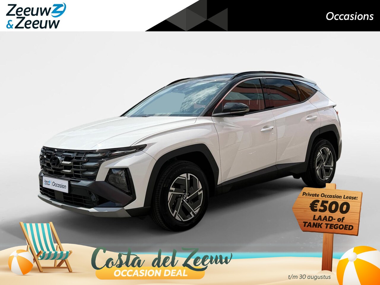 Hyundai Tucson - 1.6 T-GDI HEV Comfort Smart | Navigatie| Stoel verwarming| Licht metalen velgen | Automaat - AutoWereld.nl