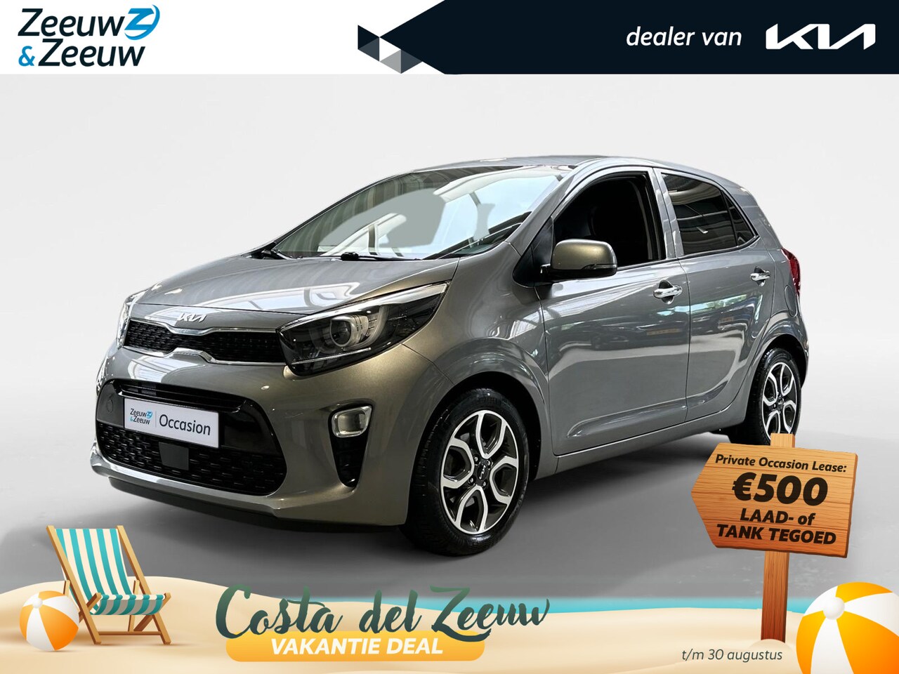 Kia Picanto - 1.0 DPi DynamicPlusLine | Apple Carplay / Android Auto | Navigatiesyteem | Lichtsensor | C - AutoWereld.nl