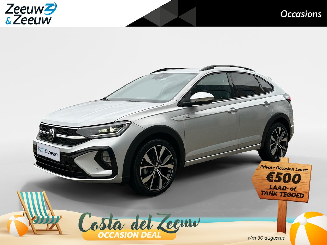 Volkswagen Taigo - 1.0 TSI R-Line | Digital Cockpit | Camera | Adaptive Cruise Control | Apple CarPlay & Andr - AutoWereld.nl