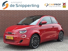 Fiat 500e - La Prima 42 kWh SOH 98% NAV PANO ADAPT-CRUISE STOELVW CARPLAY LED JBL