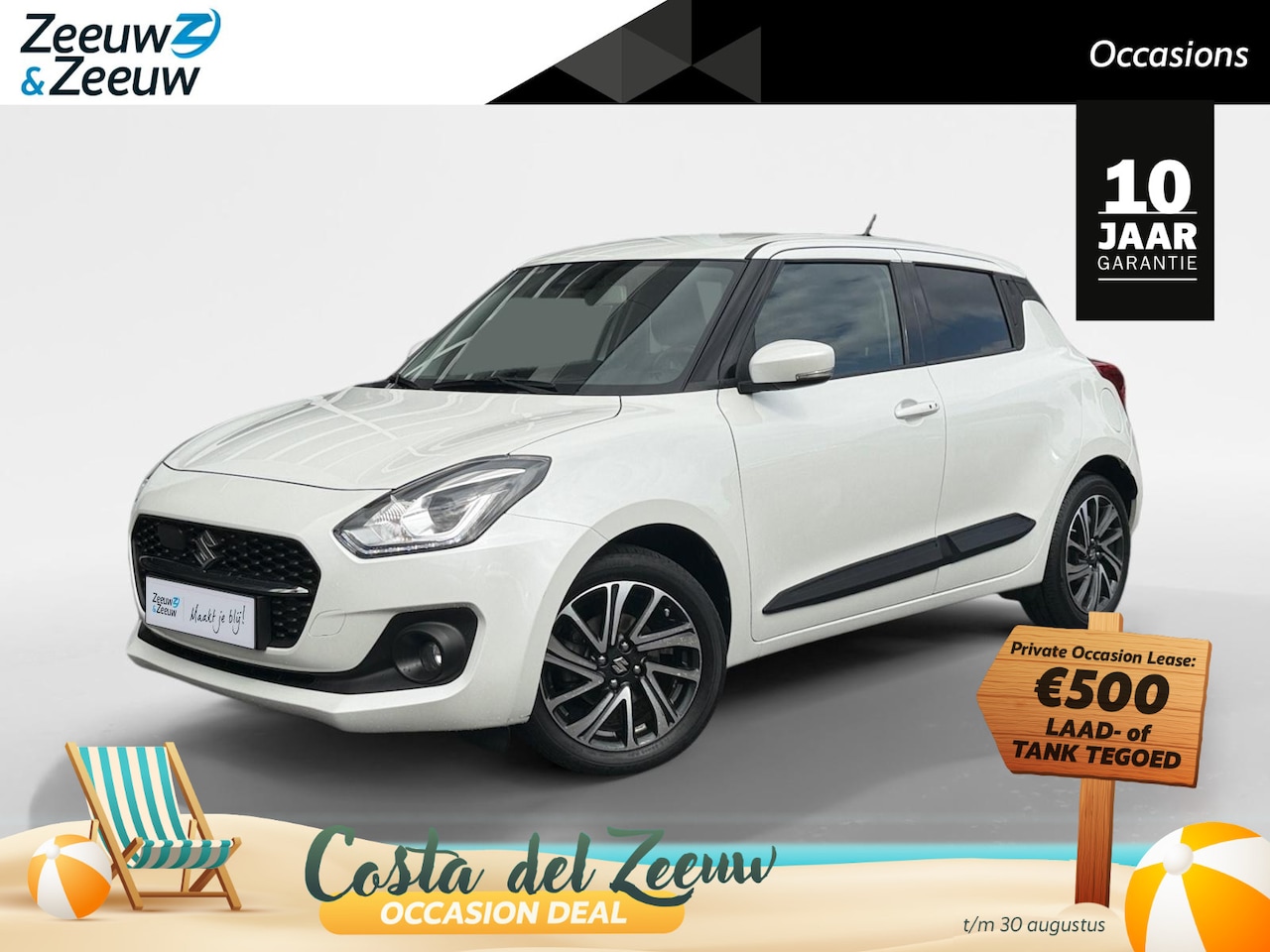 Suzuki Swift - 1.2 Style Smart Hybrid | Adapt Cruise Control / Climate Control | Stoelverwarming | Camera - AutoWereld.nl