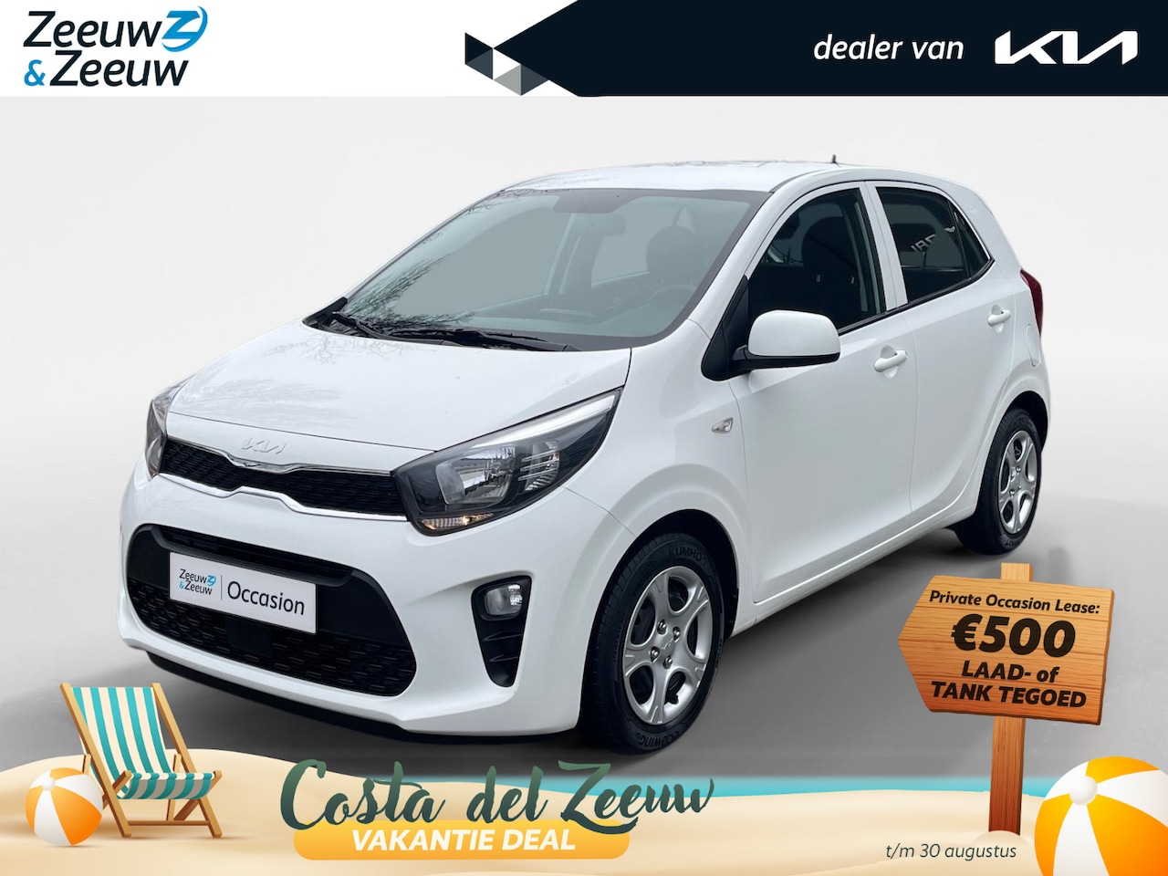 Kia Picanto - 1.0 DPi ComfortLine | Cruise control | Airco | Bluetooth | NAP - AutoWereld.nl