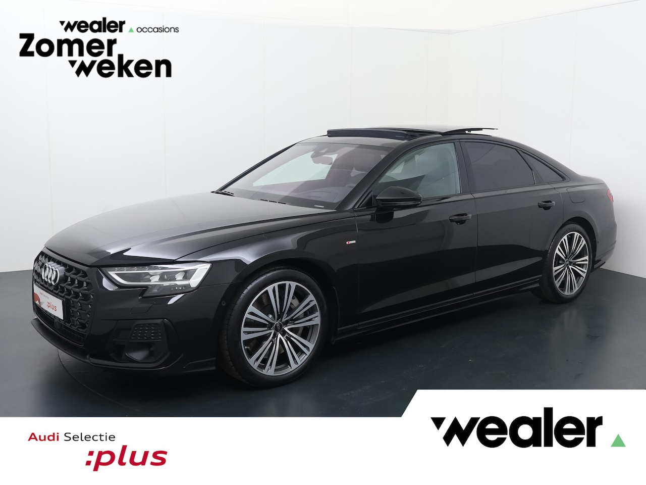 Audi A8 - 60 TFSI e quattro | 462 PK | Panoramadak | 360 graden Area view | Head-up display | S line - AutoWereld.nl