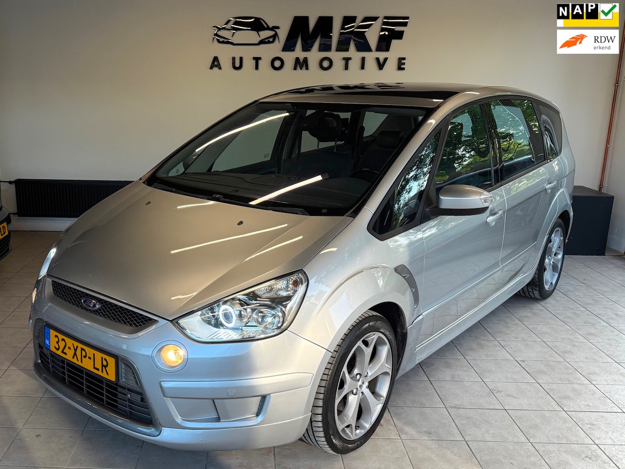 Ford S-Max - 2.0-16V 2007 Grijs Titanium ECC/LEER/PANO/NWE APK - AutoWereld.nl