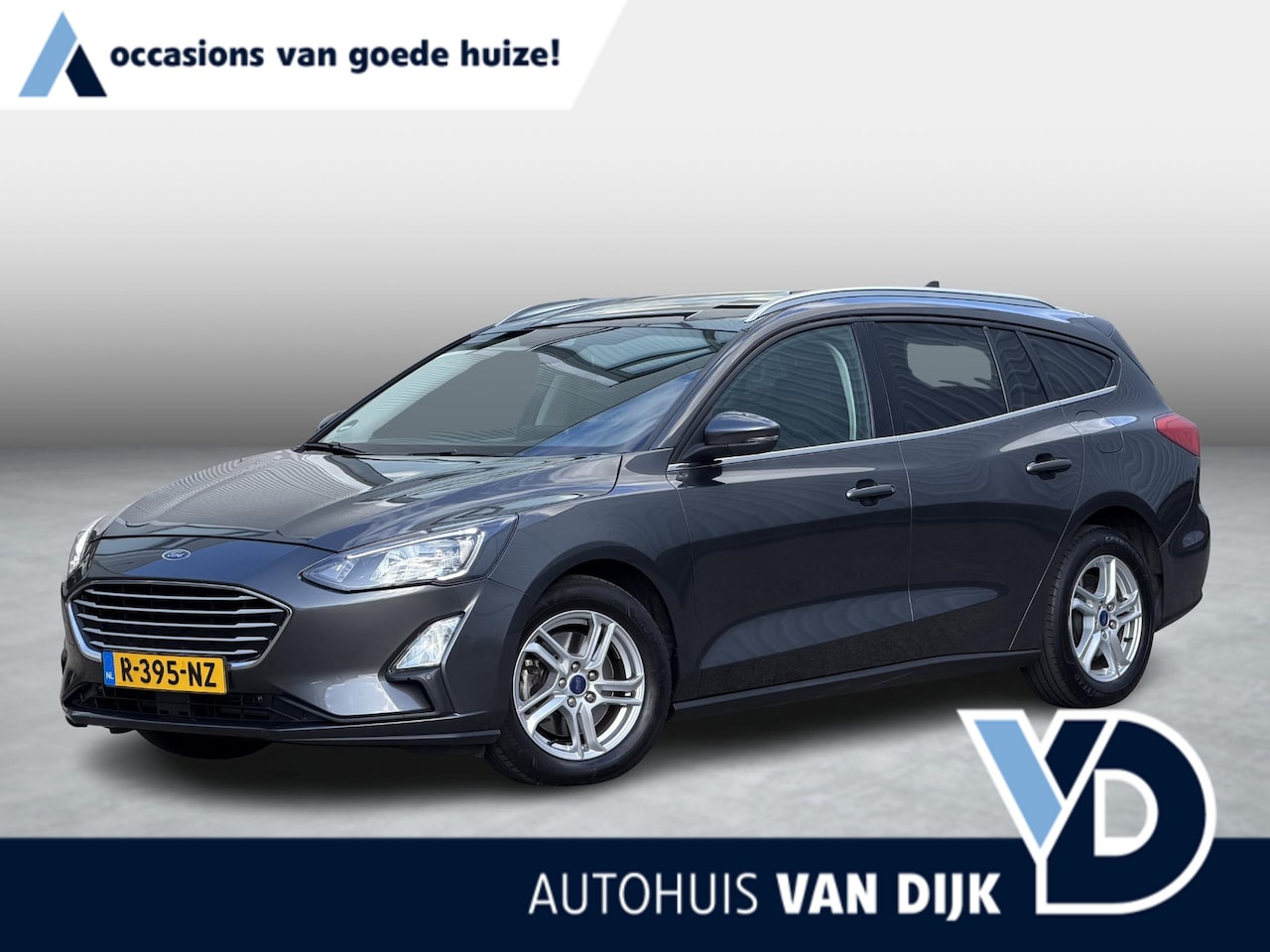 Ford Focus Wagon - 1.0 EcoBoost Titanium X Business | Carplay/Stuur-/Stoel&Voorruitverw./Camera/Cruise Contro - AutoWereld.nl