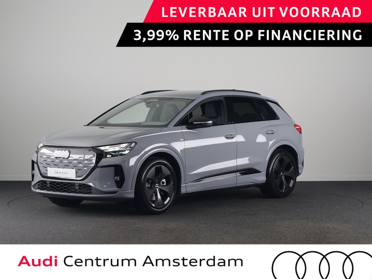 Audi Q4 e-tron - S edition 82 KWh 286 pk | Optiekpakket zwart-glanzend | Privacy glas | Trekhaak | Leder/st - AutoWereld.nl