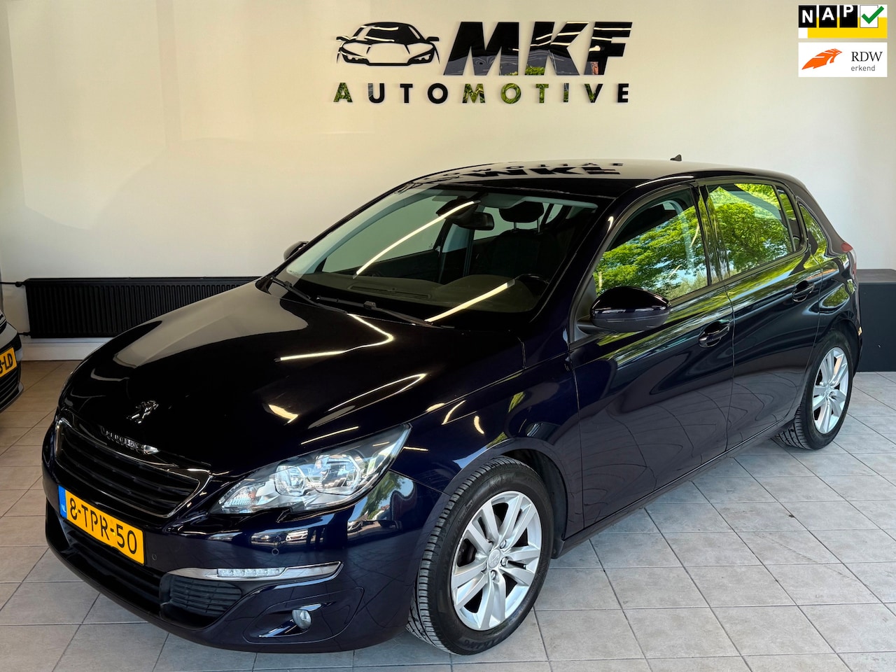 Peugeot 308 - 1.2 VTi Active 2014 Blauw ECC/PDC/LMV/109DKM NAP! - AutoWereld.nl