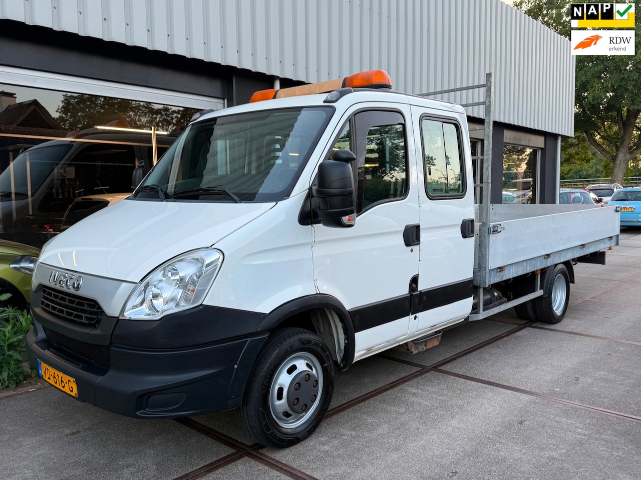 Iveco Daily - 35C14GD 410 CNG 2013 PICK-UP/DUBBELLUCHT/AIRCO! - AutoWereld.nl