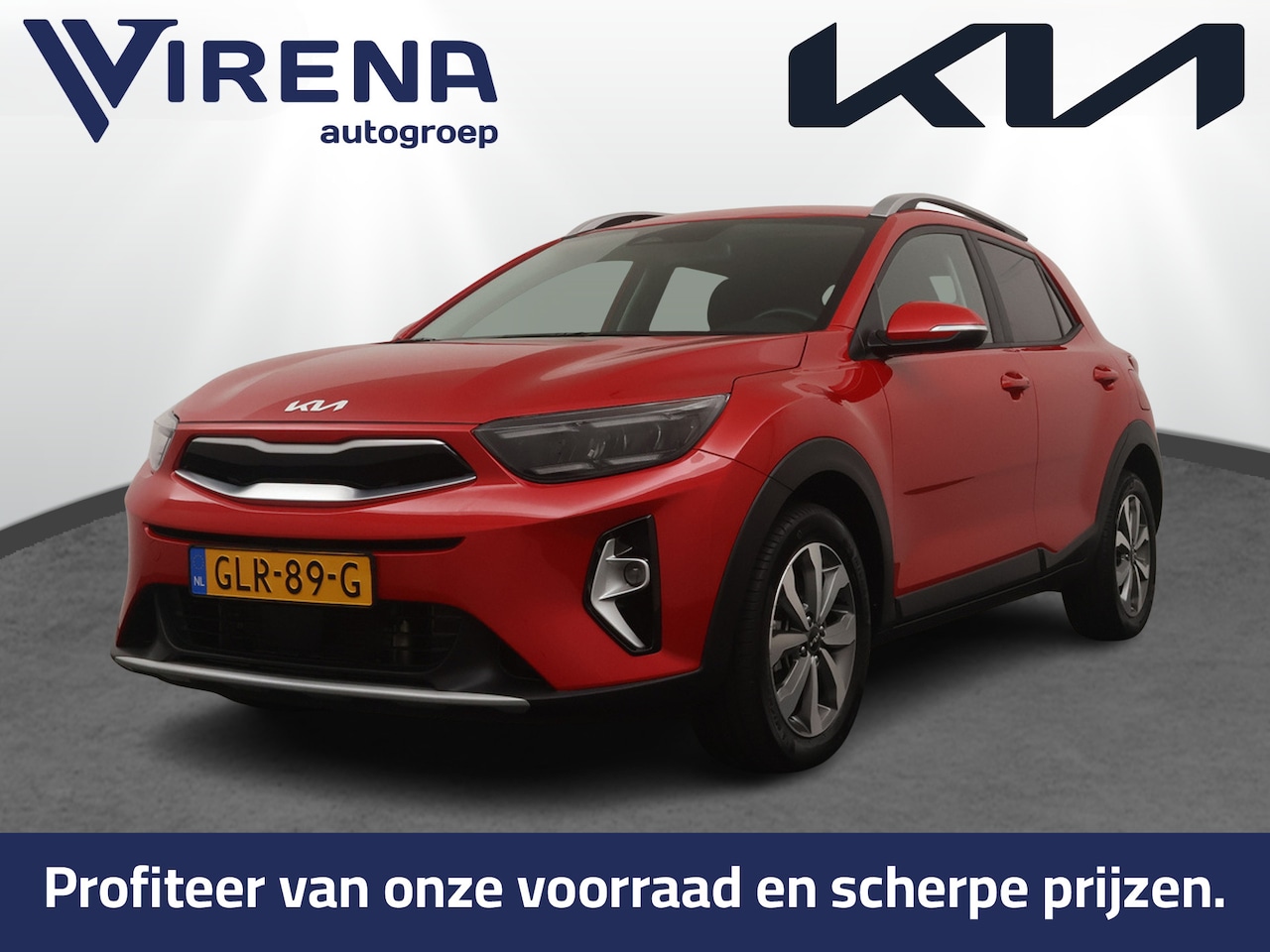 Kia Stonic - 1.0 T-GDi MHEV DynamicPlusLine - Stoelverwarming - Stuurwielverwarming - Camera - AppleCar - AutoWereld.nl