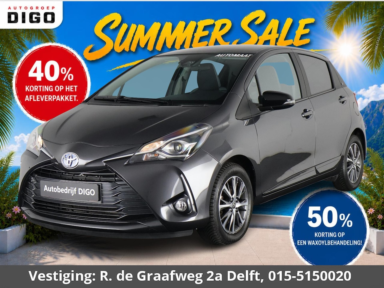 Toyota Yaris - 1.5 Hybrid Y20 | Camera | Privacy Glass | Climate Control | Lichtmetalen velgen | - AutoWereld.nl