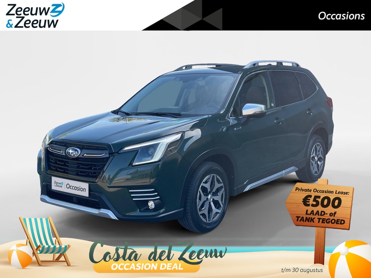 Subaru Forester - 2.0i e-BOXER Premium | Pano | Memory | 360 Camera | Elektr. Achterklep | Leder | ACC | Sto - AutoWereld.nl
