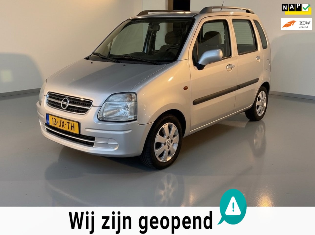 Opel Agila - 1.2-16V Star Edition-1 jaar keurige auto booschappe auto - AutoWereld.nl