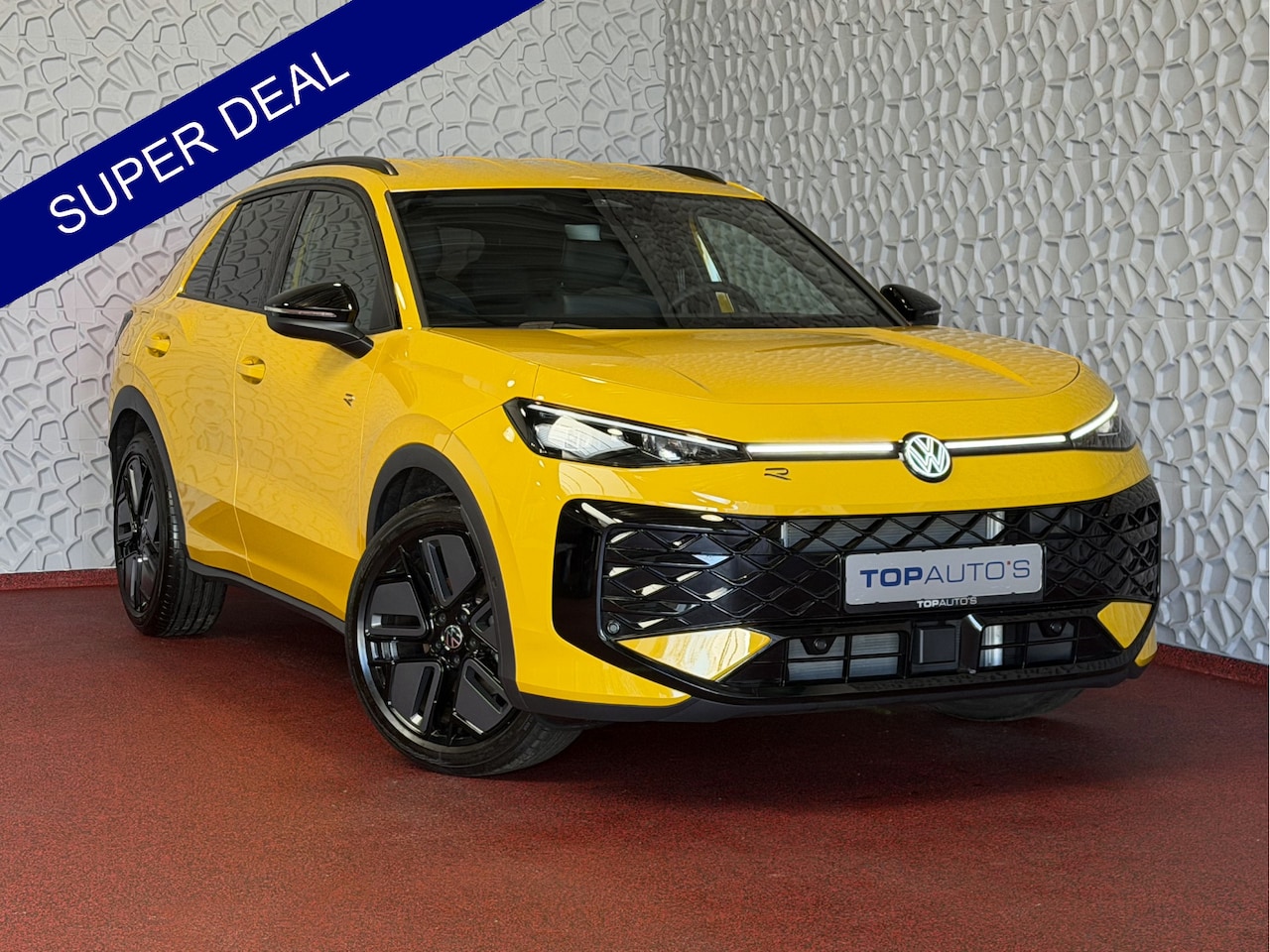 Volkswagen T-Roc - 1.5 eTsi R-LINE 150PK EDITION BLACK STYLE 19''LMV IQ LED/GRIL/LOGO STOEL/STUUR.VERW ELEK.K - AutoWereld.nl