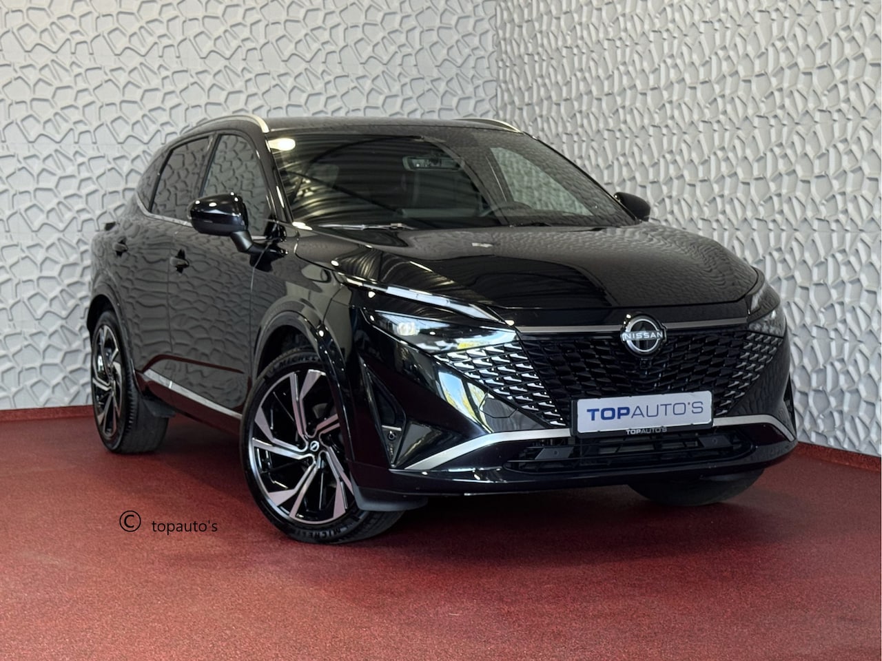 Nissan Qashqai - 1.3 MHEV 160PK 4CILINDER 1800KG TREKVERM TEKNA PLUS BOSE 2-TONE 20''LMV LEER ALCANTARA PAN - AutoWereld.nl