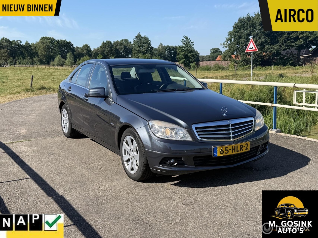 Mercedes-Benz C-klasse - 180 K Business Class leder nap Pdc Airco - AutoWereld.nl