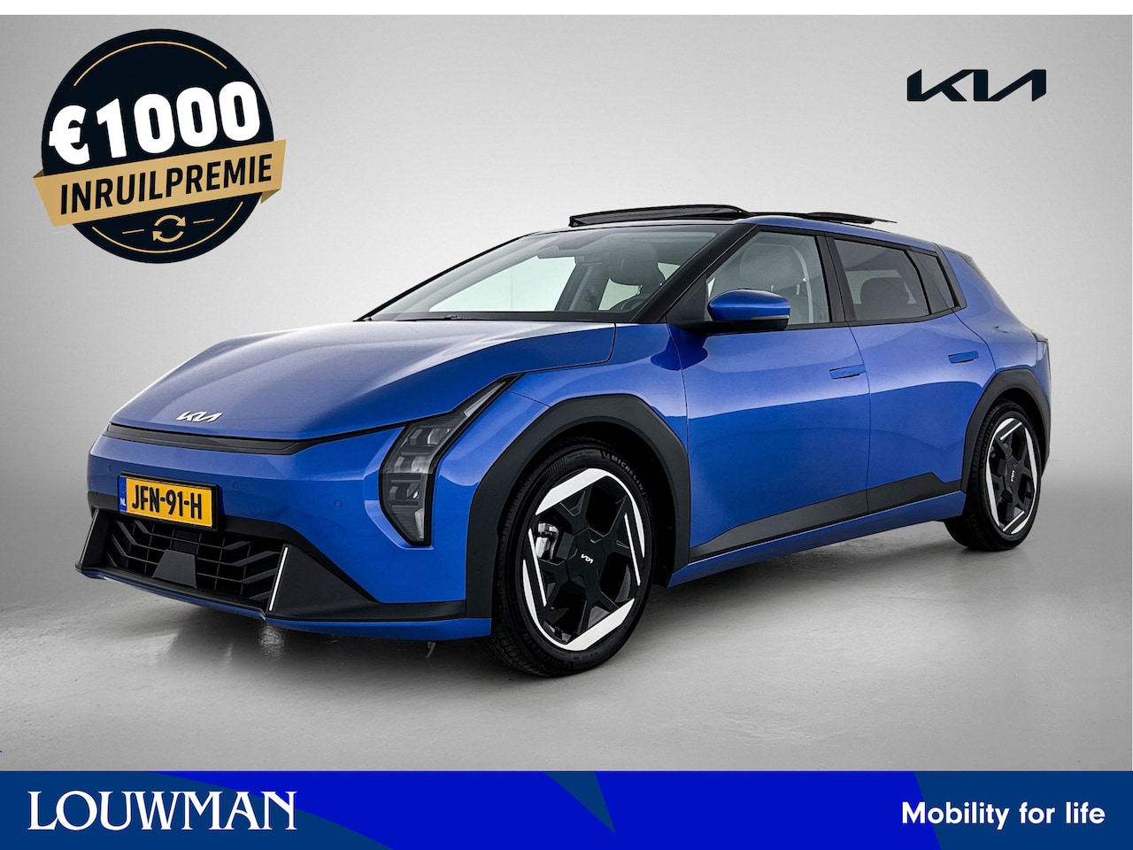 Kia EV4 - Plus Advanced 58.3 kWh Stoel en stuurverwarming | Panoramadak| Harman/Kardon €1000-inruilp - AutoWereld.nl
