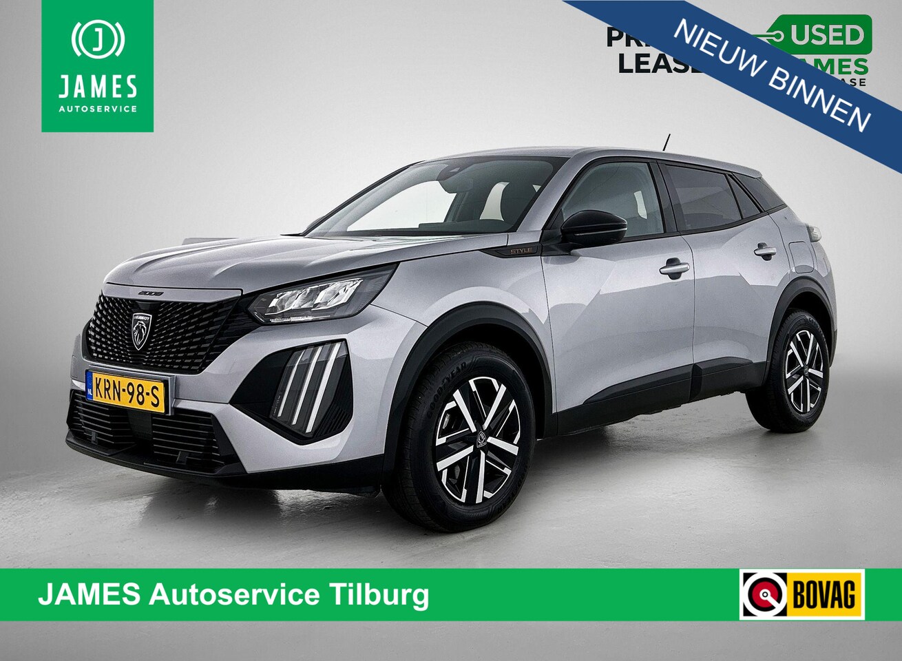 Peugeot 2008 - 1.2 Hybrid 145 Style AUTOMAAT | CARPLAY | LED | CRUISE - AutoWereld.nl