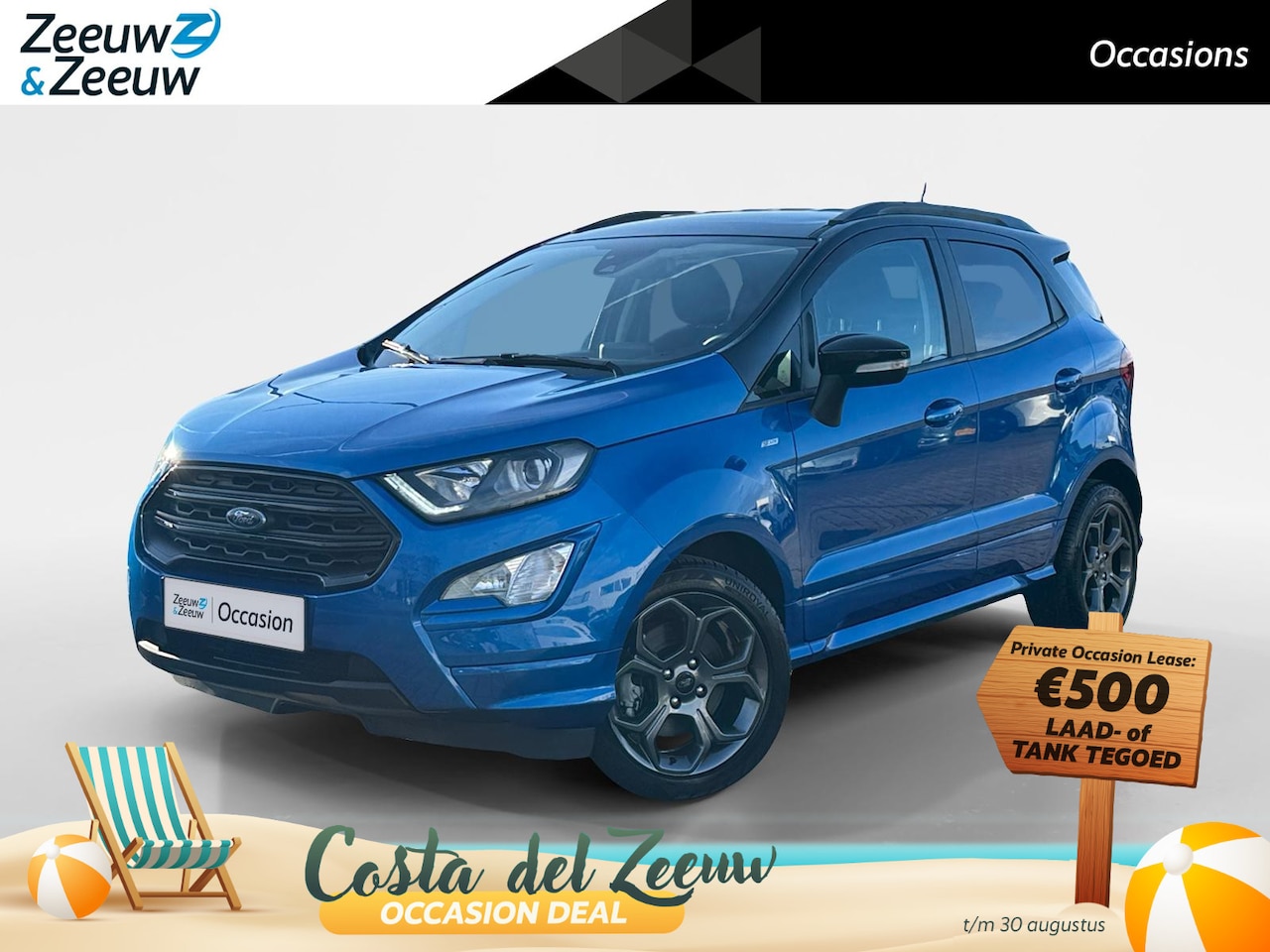 Ford EcoSport - 1.0 EcoBoost ST-Line |Winterpack| Apple Carplay/Android Auto|12 maanden Bovag Garantie| - AutoWereld.nl