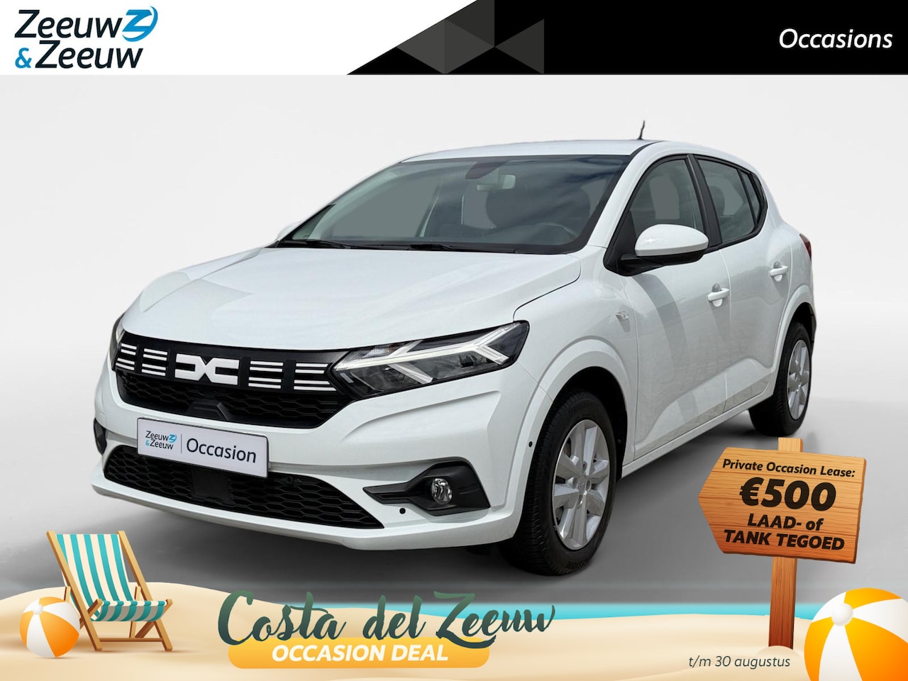 Dacia Sandero - 100PK TCe ECO-G Expression | 1e eigenaar | Airco | Parkeersensoren | Camera | Apple CarPla - AutoWereld.nl