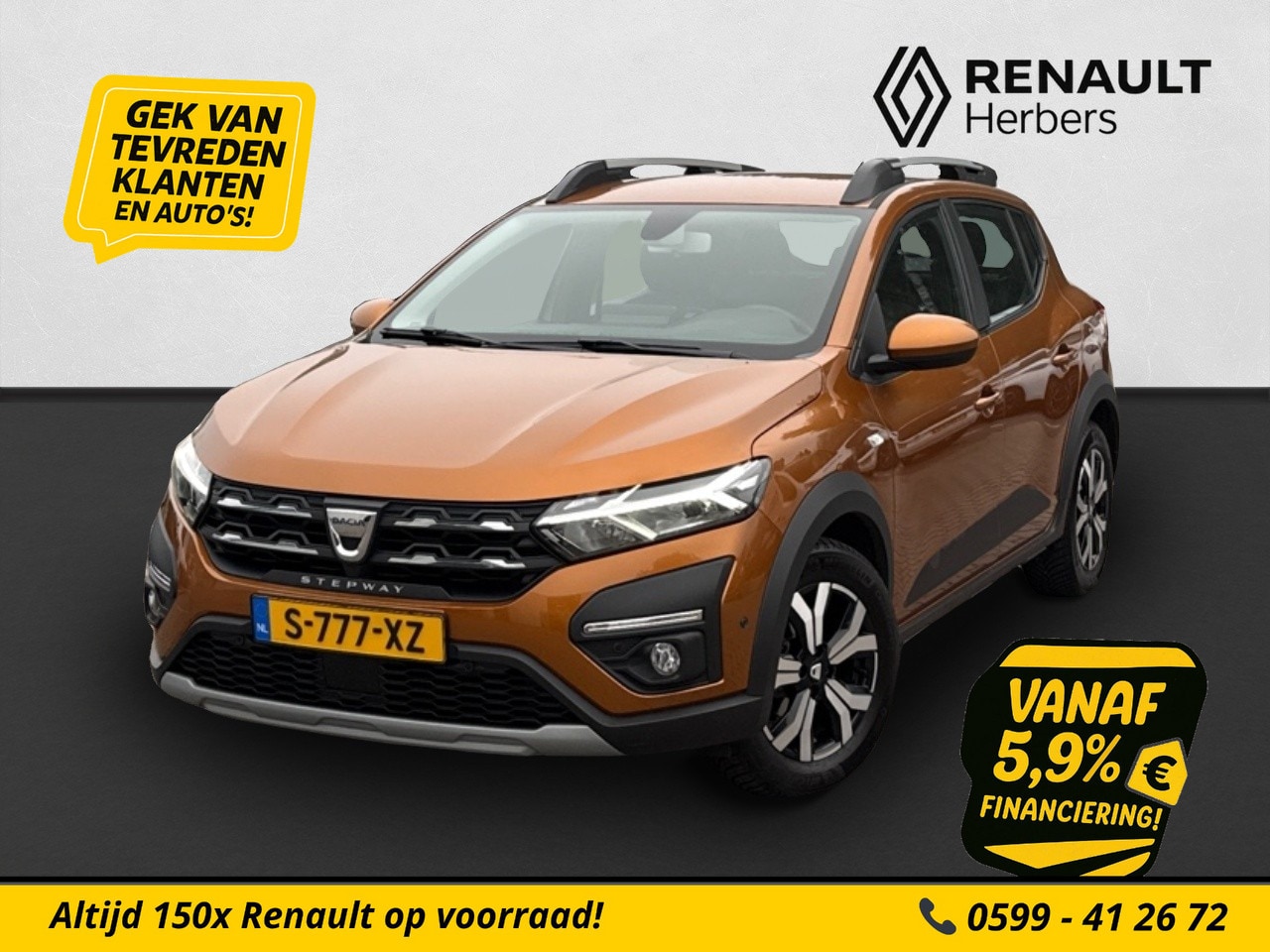 Dacia Sandero Stepway - 1.0 TCe 90 Comfort TREKHAAK / CAMERA / STOELVERW. / PDC - AutoWereld.nl