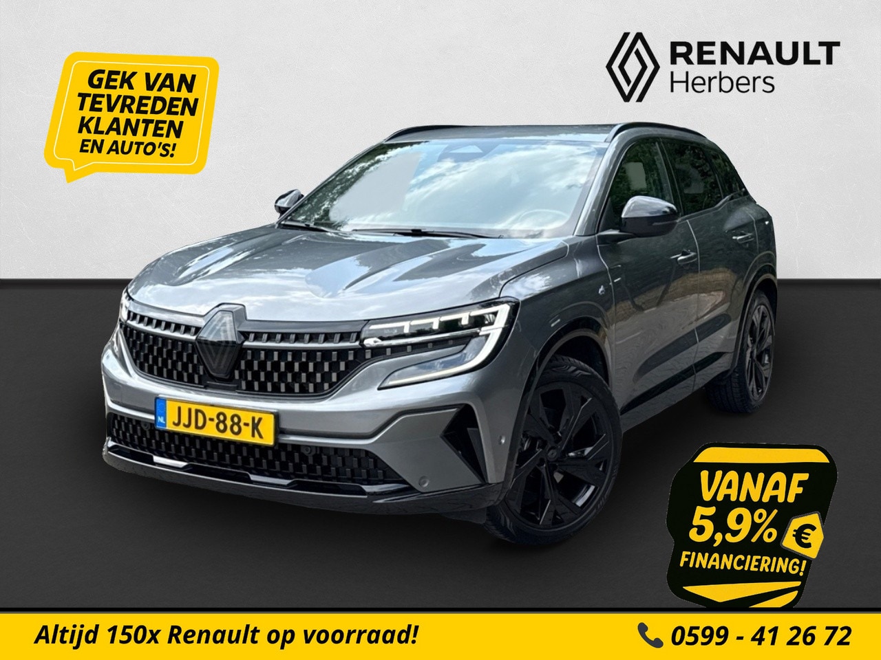 Renault Austral - 1.2 E-Tech full hybrid 200 techno esprit Alpine NAVI / ECC / CRUISE / CAMERA / PDC V&A - AutoWereld.nl