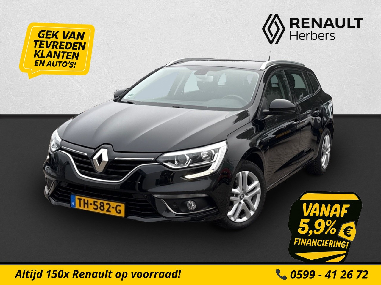 Renault Mégane Estate - 1.2 TCe Zen TREKHAAK / CRUISE NAVI / ALL SEASON - AutoWereld.nl
