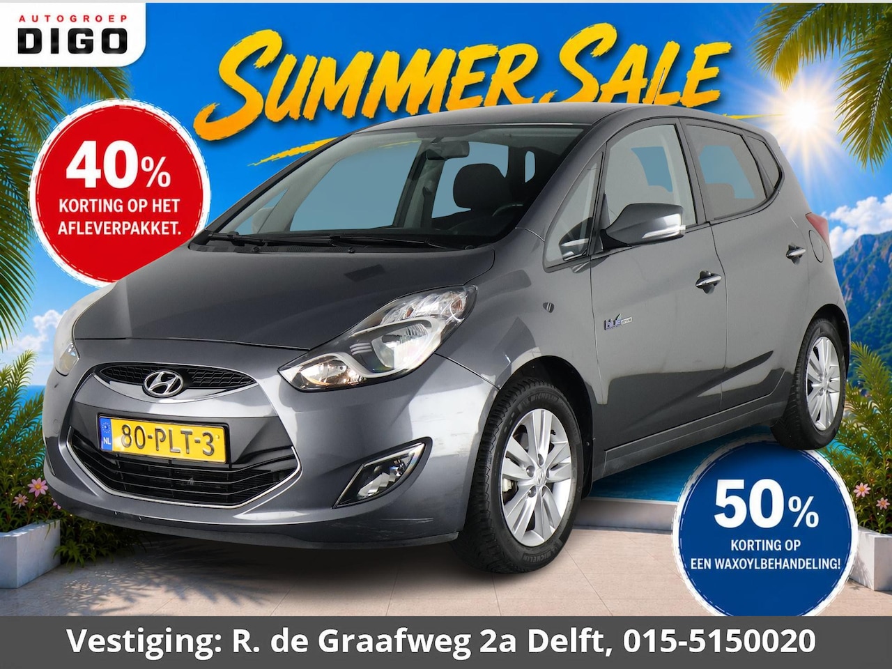 Hyundai ix20 - 1.6i i-Vision | Navigatie | Trekhaak | Airco | Elektrische ramen | - AutoWereld.nl