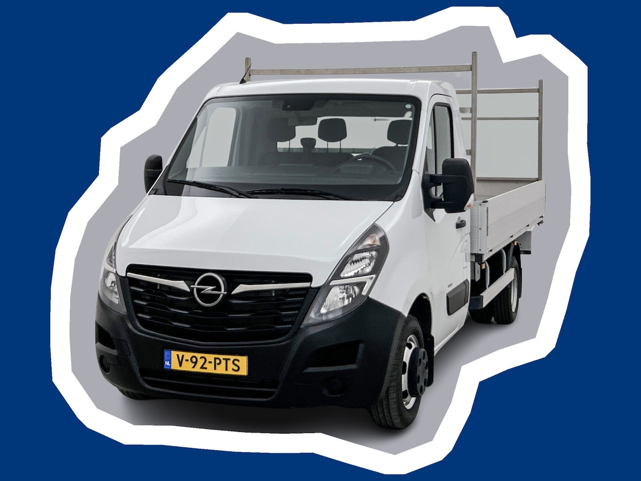 Opel Movano - 2.3 Turbo L2H1 DL Open laadbak 146pk Trekhaak 3500kg Navigatie - AutoWereld.nl