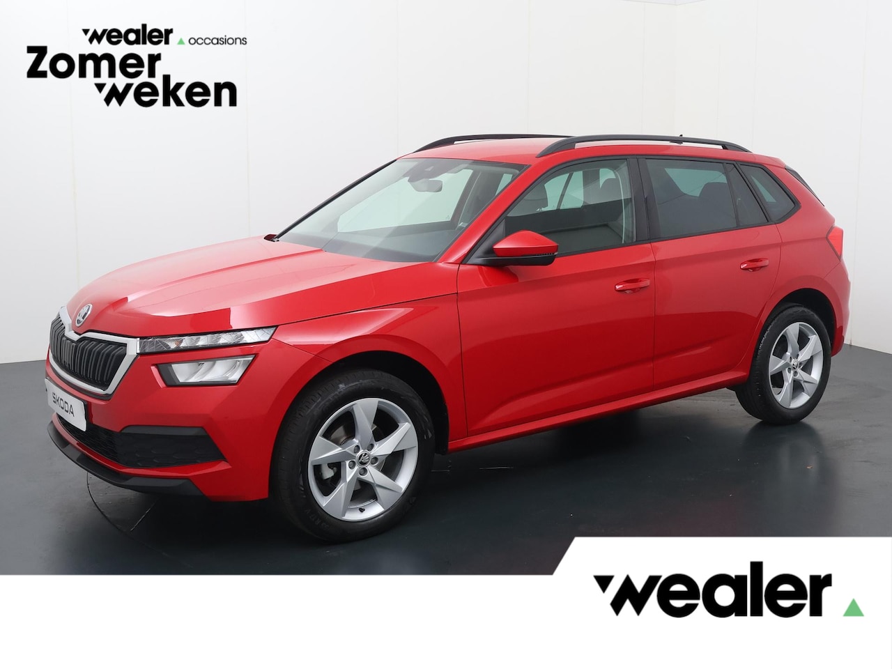 Skoda Kamiq - 1.0 TSI Ambition | 110 PK | Automaat | Cruise control | Airco | 17" LM velgen | Apple Carp - AutoWereld.nl