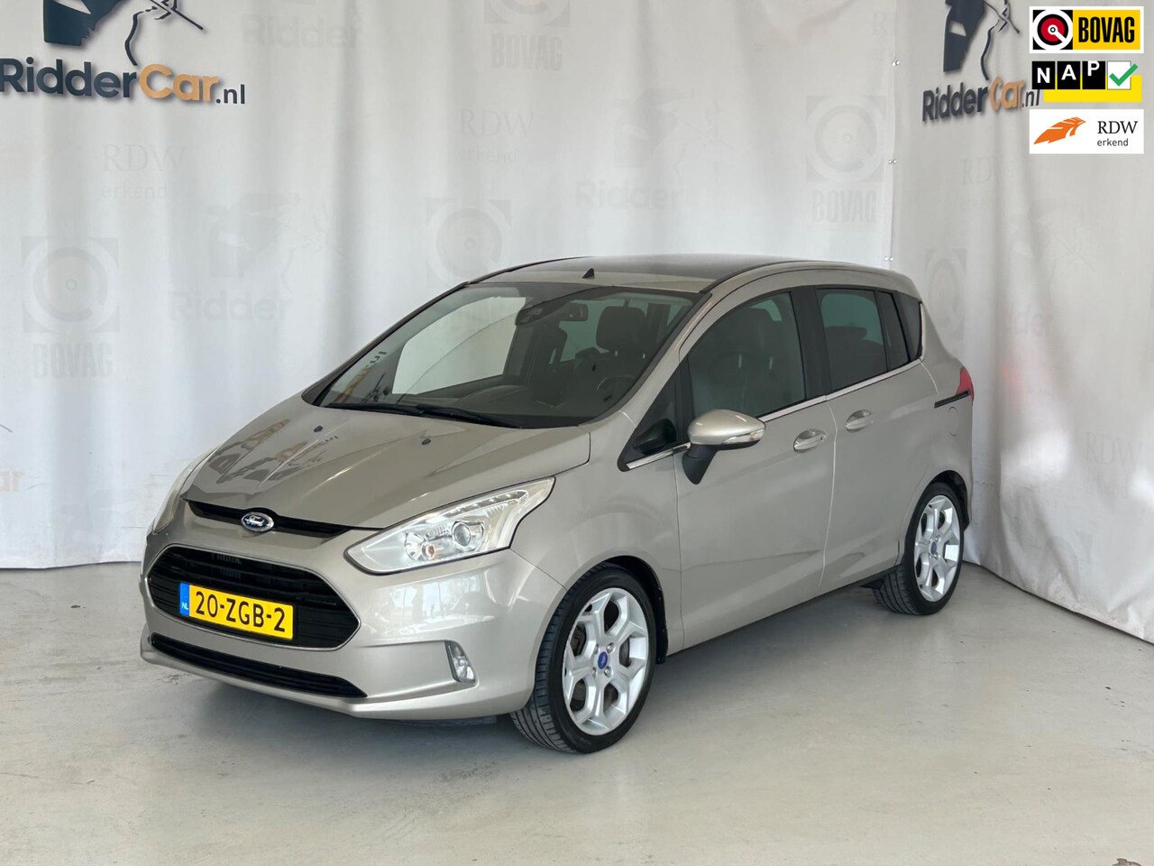 Ford B-Max - 1.0 EcoBoost Titanium|CRUISE|PARK SENS|AIRCO|TREKHAAK|APK11-26 - AutoWereld.nl