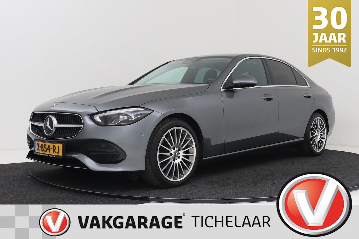 Mercedes-Benz C-klasse - 180 Luxury Line | Sfeerverlichting | Widescreen | Burmester | Navigatie | CarPlay | Camera - AutoWereld.nl