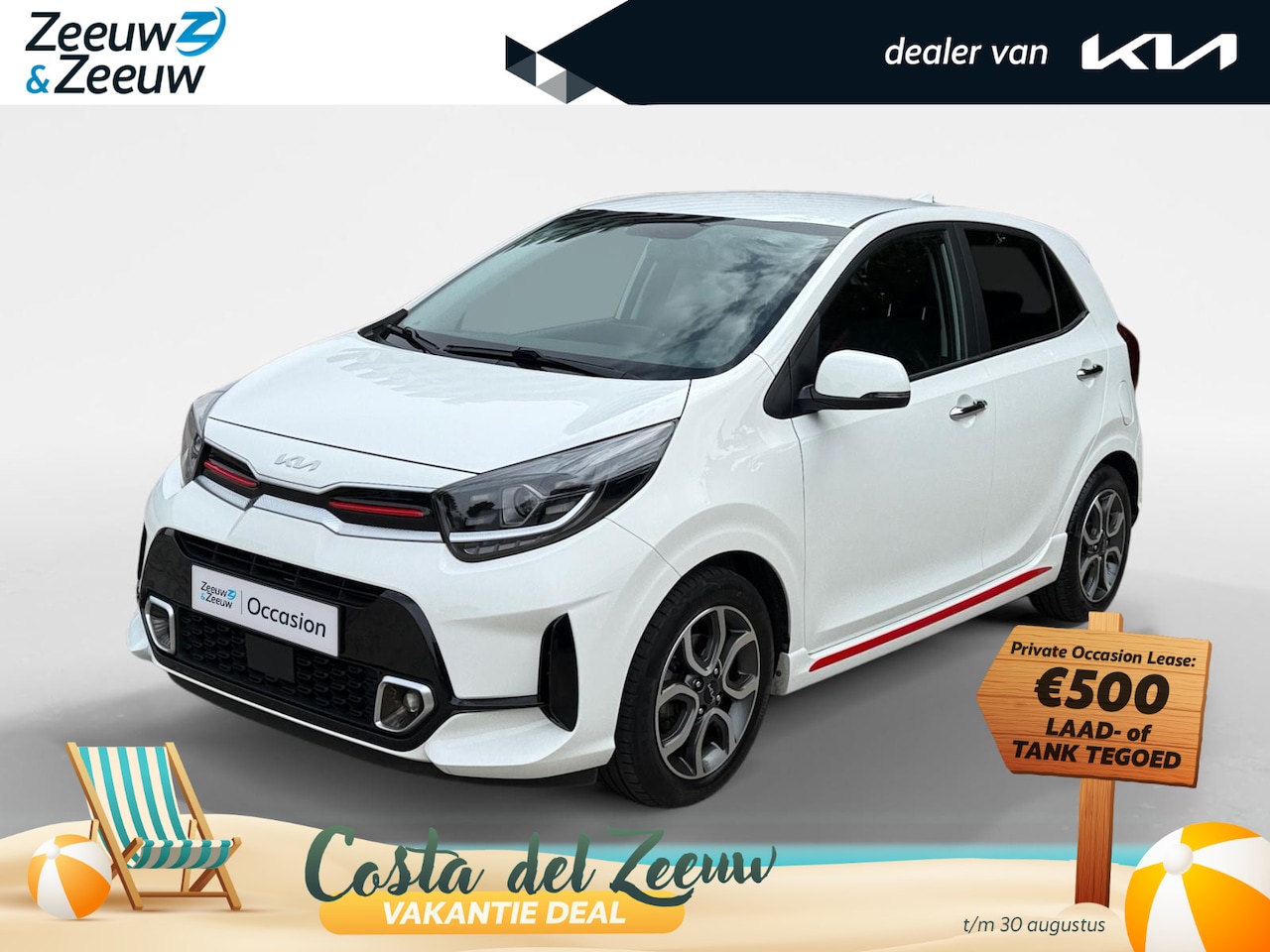 Kia Picanto - 1.0 DPi GT-Line DEALER ONDERHOUDEN | RESTERENDE FABRIEKSGARANTIE TM 2032 | CLIMATE CONTROL - AutoWereld.nl