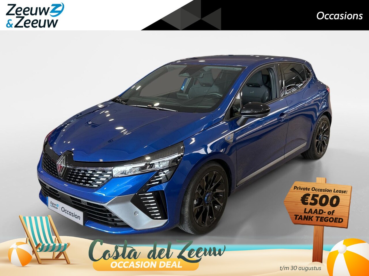 Renault Clio - 1.6 E-Tech Full Hybrid 145 esprit Alpine *Automaat*Navi+Camera*Stoel/Stuur Verw.*Adaptive - AutoWereld.nl