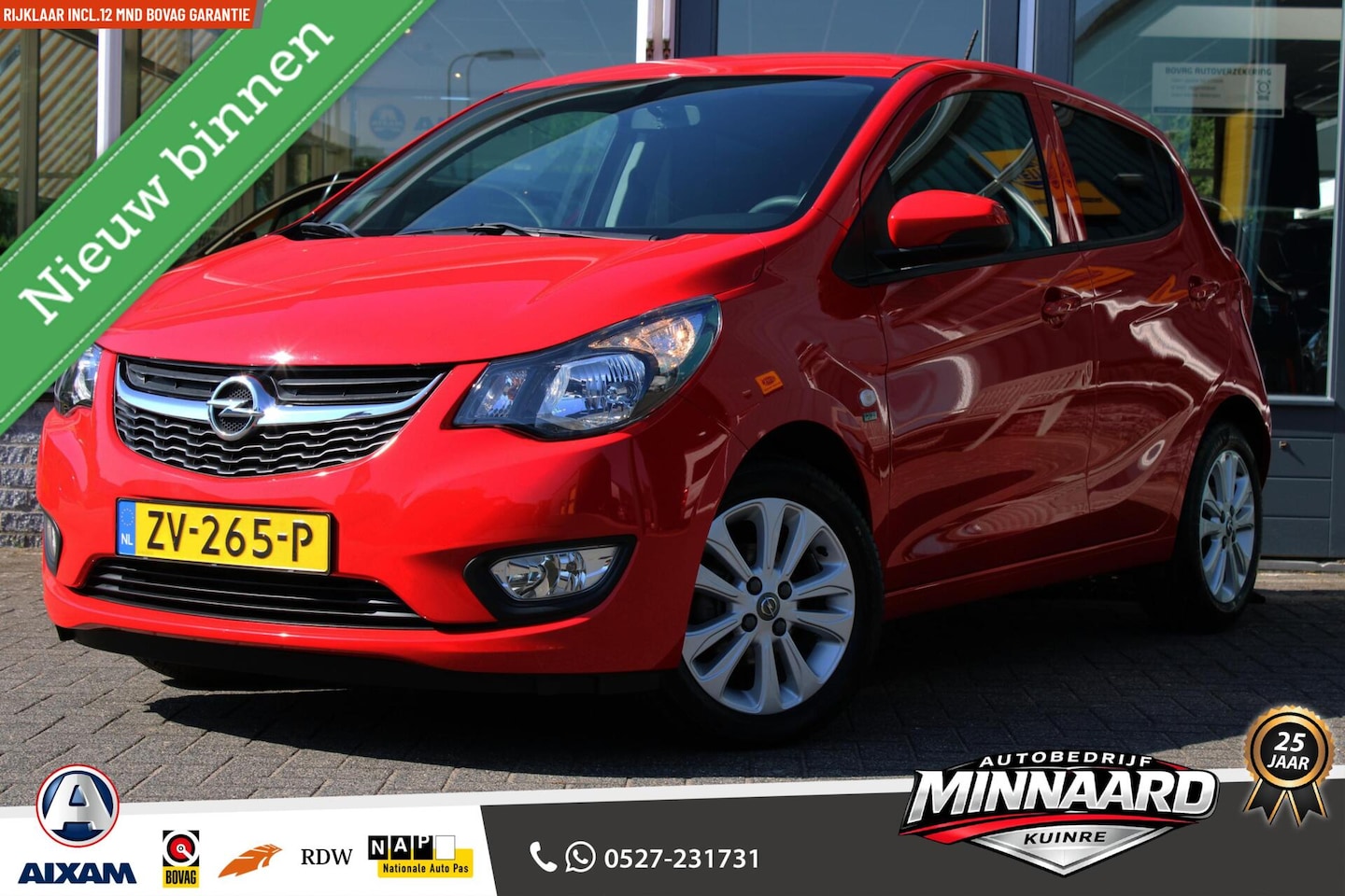 Opel Karl - 1.0 ecoFLEX 120 Jaar Edition|Airco|Cruise control|Bluetooth|Licht metalen velgen| - AutoWereld.nl