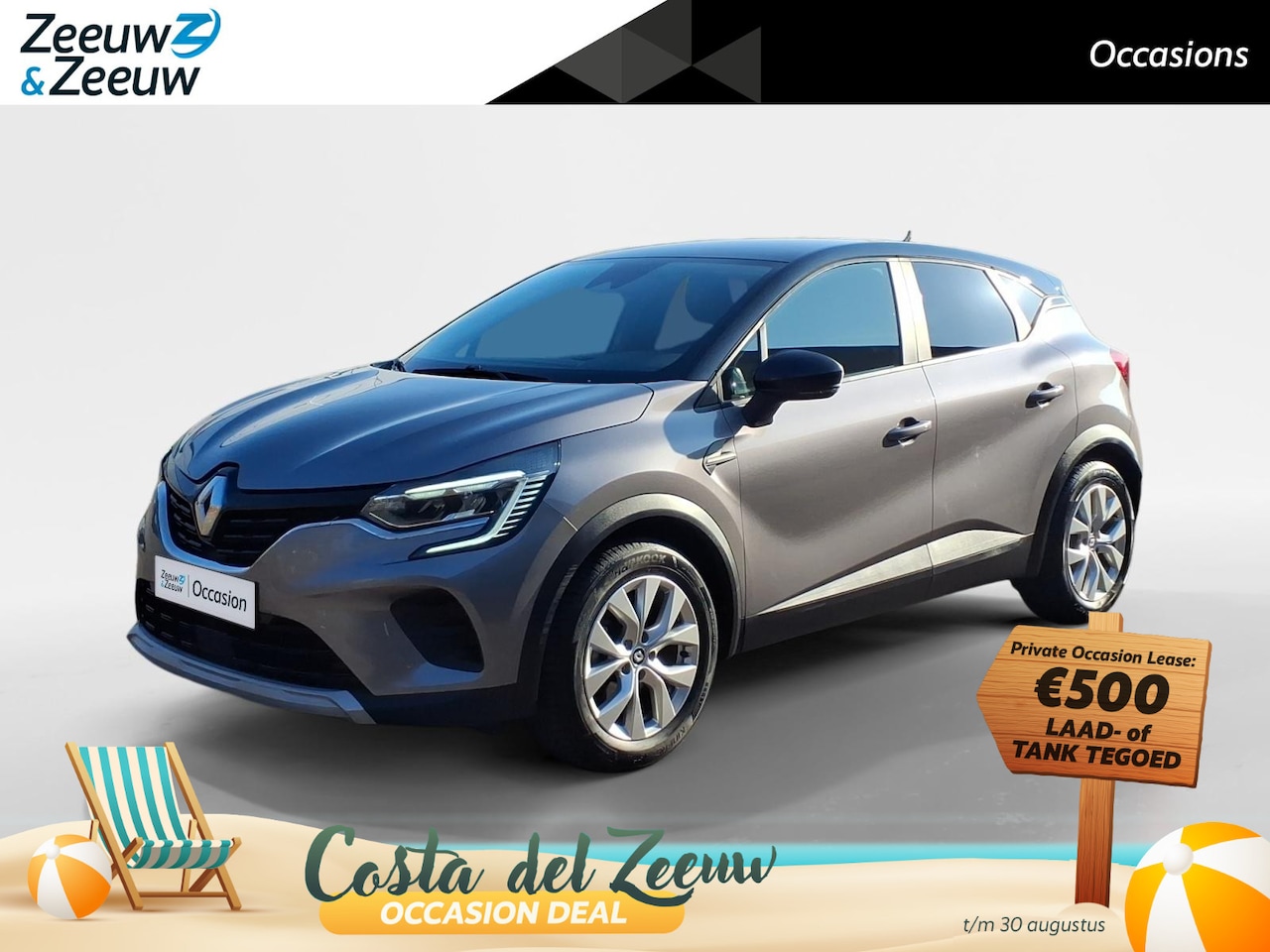 Renault Captur - 1.0 TCe 100 Bi-Fuel Zen LPG |Andriod/Applecarplay | Airco | Trekhaak | 1 jaar Garantie | t - AutoWereld.nl