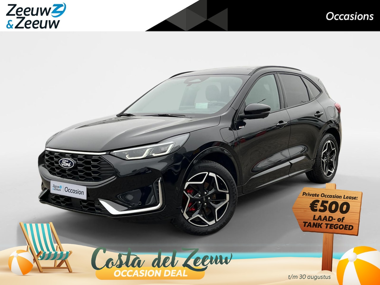 Ford Kuga - 2.5 PHEV ST-Line X |NL auto|Winter-pack| Panorama-dak|Trekhaak elektrisch uitklapbaar| Lic - AutoWereld.nl