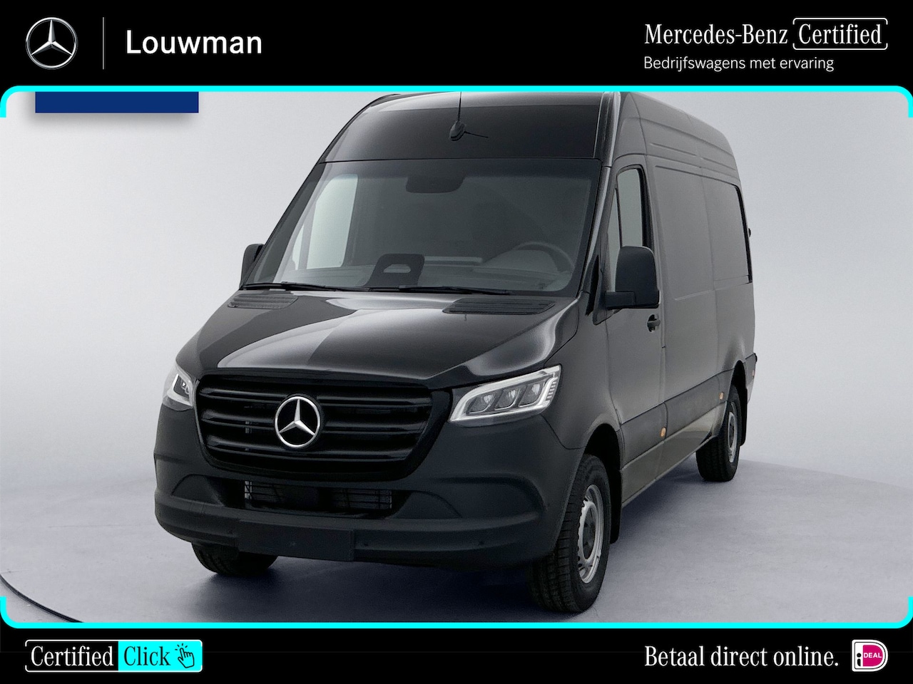 Mercedes-Benz Sprinter - 317 CDI L2H2 Select Geveerde stoel Navigatie Parkeerpakket Stoelverwarming Betimmering Tre - AutoWereld.nl