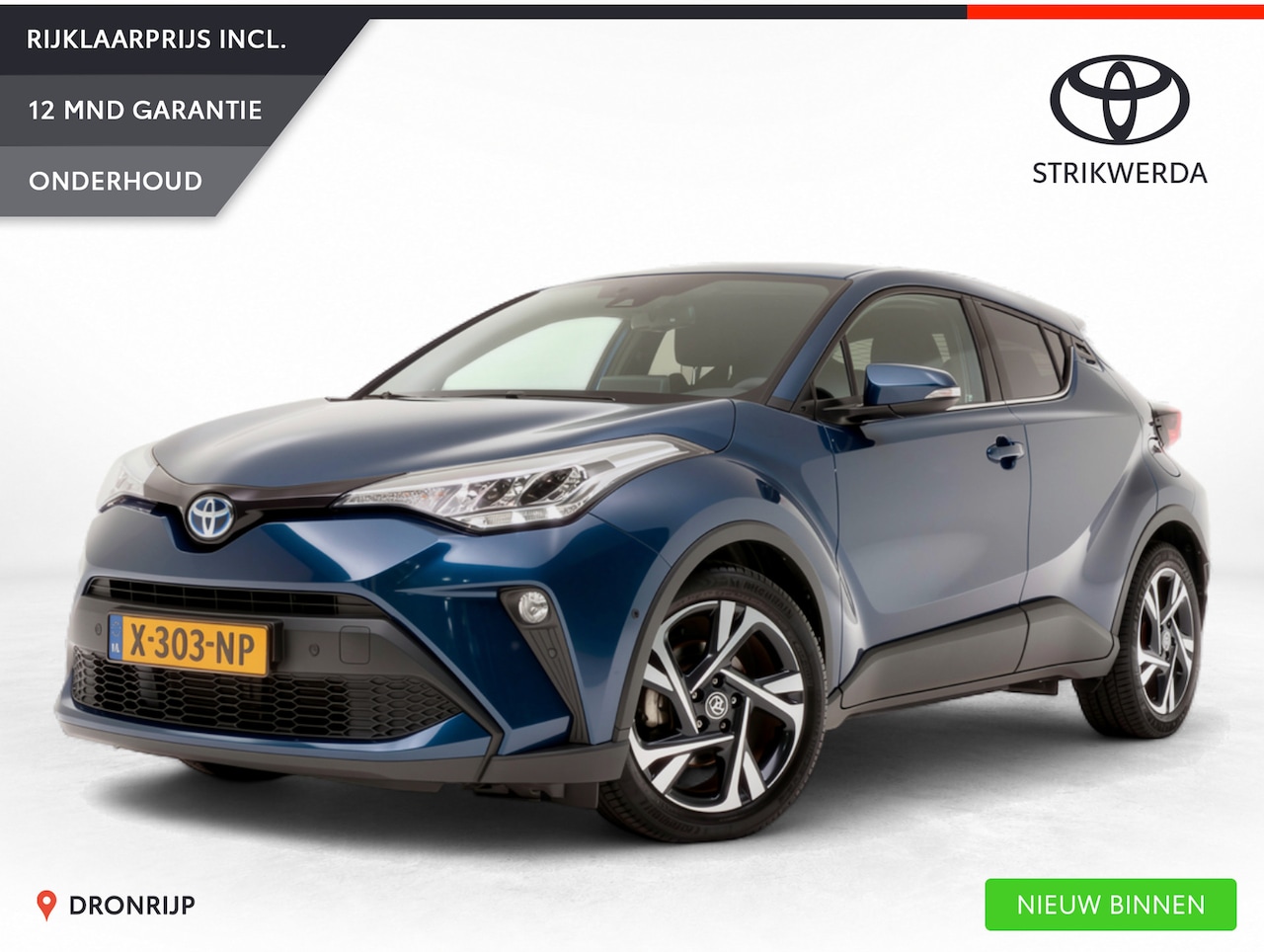 Toyota C-HR - 2.0 Hybrid Style | Stoel- Stuurverwarming | Dodehoek | Keyless | PDC V+A | Camera | Climat - AutoWereld.nl
