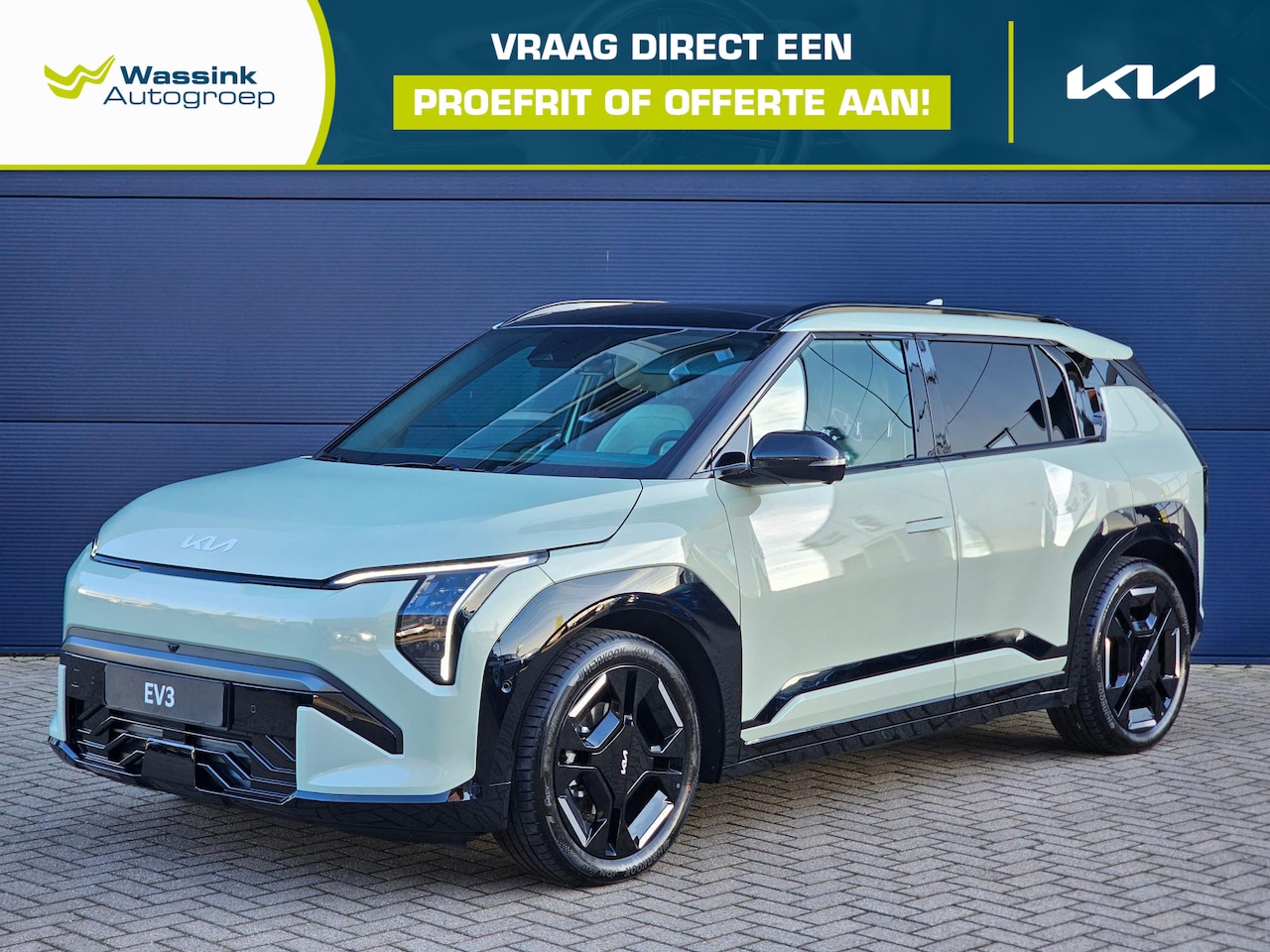 Kia EV3 - GT-PlusLine 81.4 kWh VOORDEEL | Climate Controle, Adapt. Cruise Control, Panorama schuif- - AutoWereld.nl