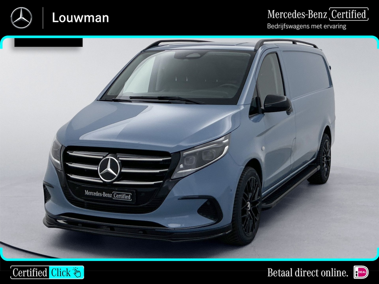Mercedes-Benz Vito - 119 CDI L2 Select *Edition* China blue Led Trekhaak 19"inch lichtmetaal Spoilerpakket Park - AutoWereld.nl