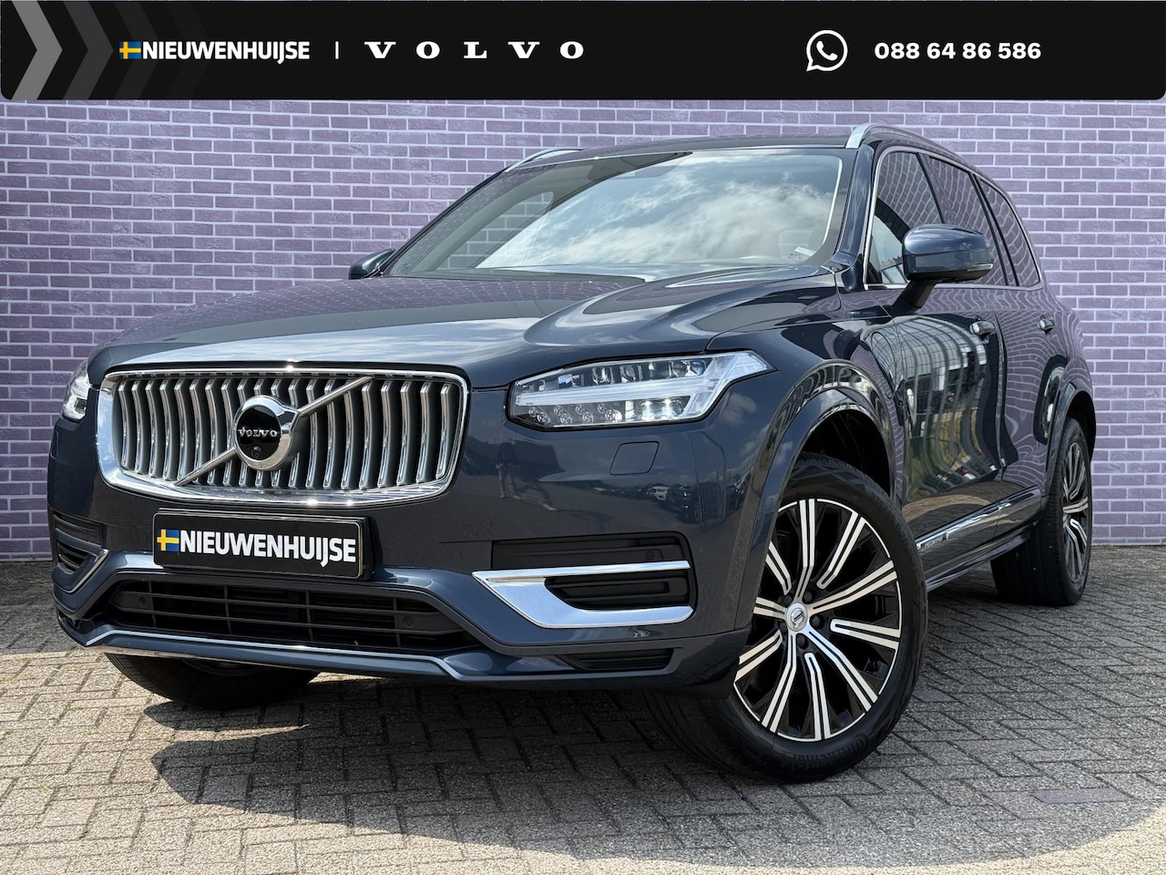 Volvo XC90 - 2.0 T8 Recharge AWD Inscription | Long Range | SOH: 99% | Trekhaak | 360º Camera | Stoel/s - AutoWereld.nl