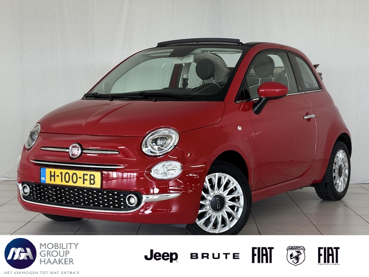 Fiat 500 C - 0.9 TwinAir Turbo Lounge | Apple-Android | Airconditioning | Cruise Control - AutoWereld.nl