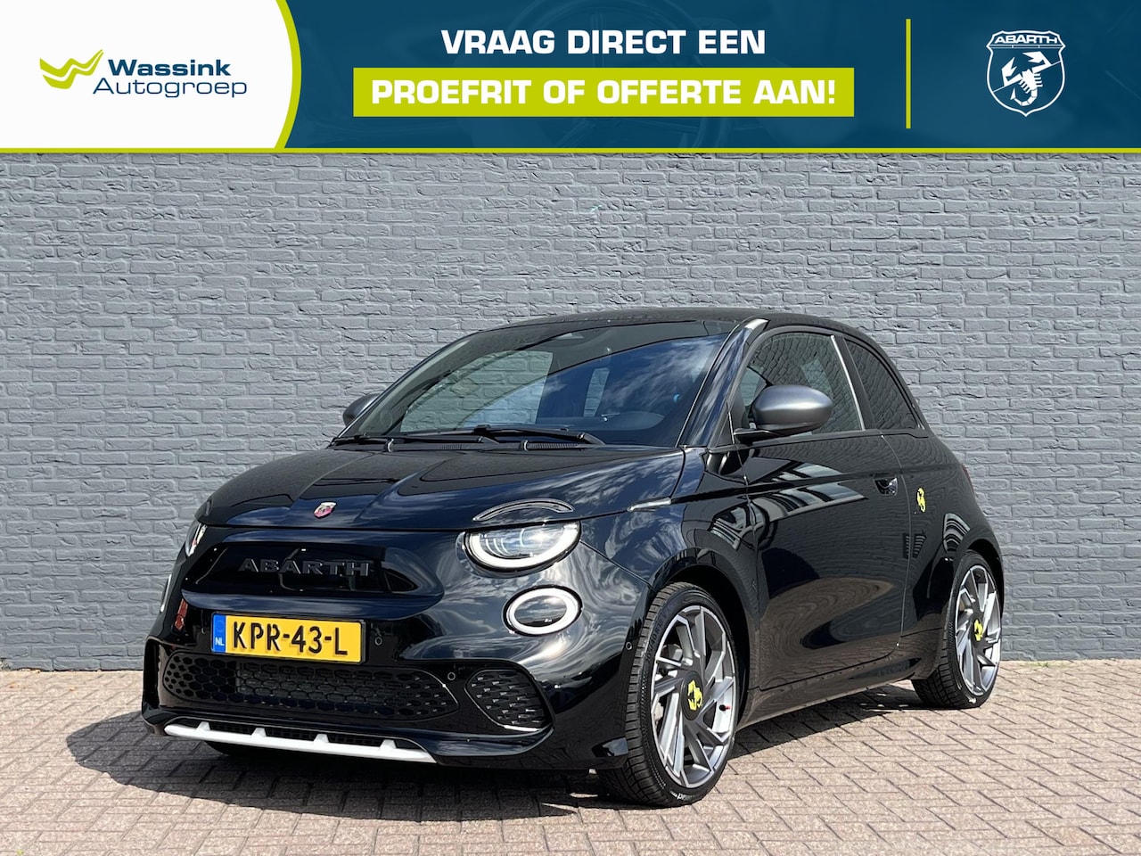 Abarth 500 - Turismo 42 kWh | SOH 95% | 155 PK | Sportstoelen | Glazendak | Zomerbanden + Winterbanden - AutoWereld.nl