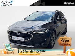 Ford Focus Wagon - 1.0 EcoBoost Hybrid Titanium | Trekhaak | Stoel, stuur en voorruitverwarming | Cruise | Cl