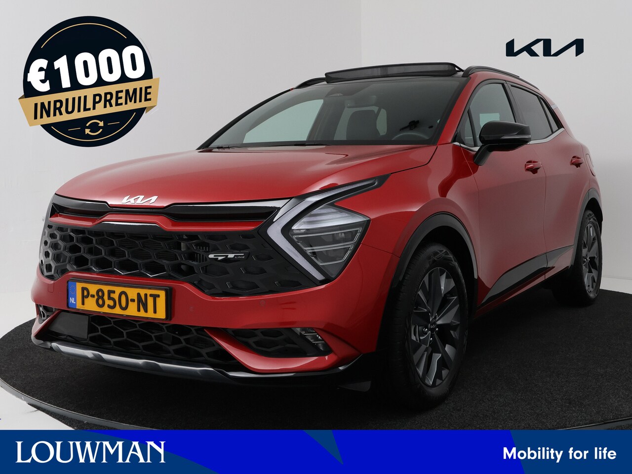 Kia Sportage - 1.6 T-GDi Hybrid GT-Line | Panoramadak | Stoel & Stuurverwarming | Camera | €1000-inruilpr - AutoWereld.nl