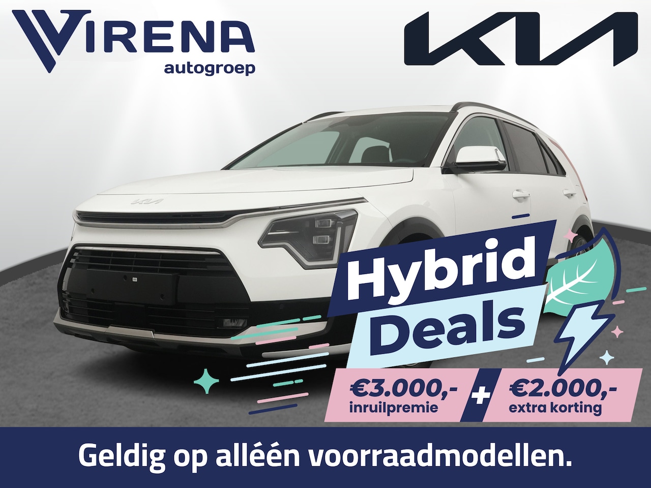 Kia Niro - 1.6 GDi Hybrid DynamicPlusLine - €5.000,- voordeel - Schuif-/Kanteldak - Achteruitrijcamer - AutoWereld.nl